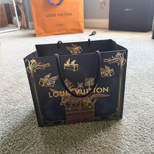 Louis Vuitton Black and Gold Bag